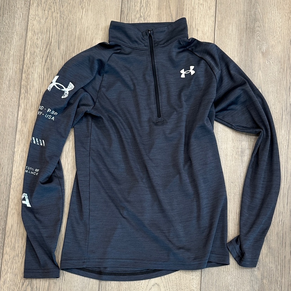 Under Armour Navy Quarter-Zip Pullover